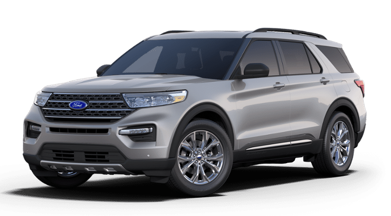 2020 Ford Explorer XLT Iconic Silver, 2.3L EcoBoost® Engine | MSA Ford